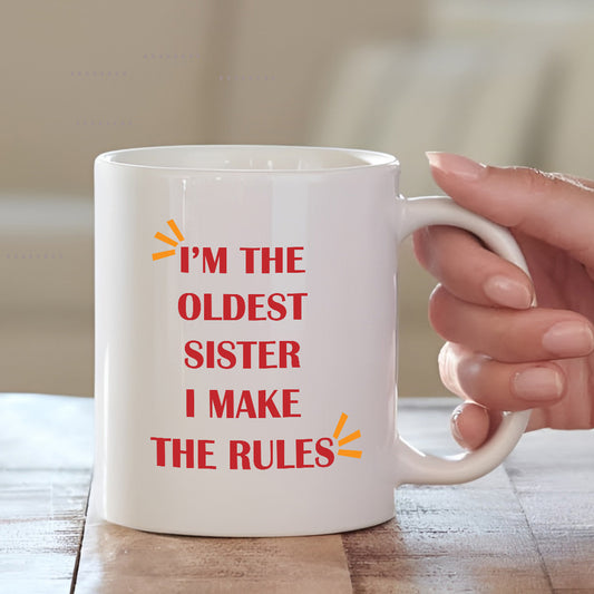 Custom Oldest Sister Quote Mug – Thoughtful Gift