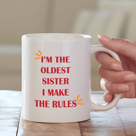 Custom Oldest Sister Quote Mug – Thoughtful Gift Mugdog- Buy Your Gifting Items