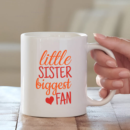 Biggest Fan Mug for Little Sister – Rakhi Gift Mugdog- Buy Your Gifting Items