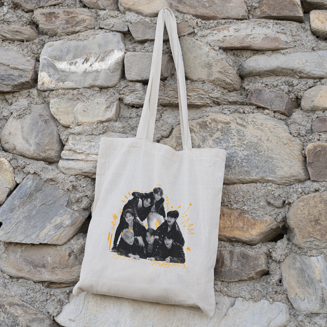 BTS Family Tote Bag | Stylish K-Pop Inspired Tote Bag