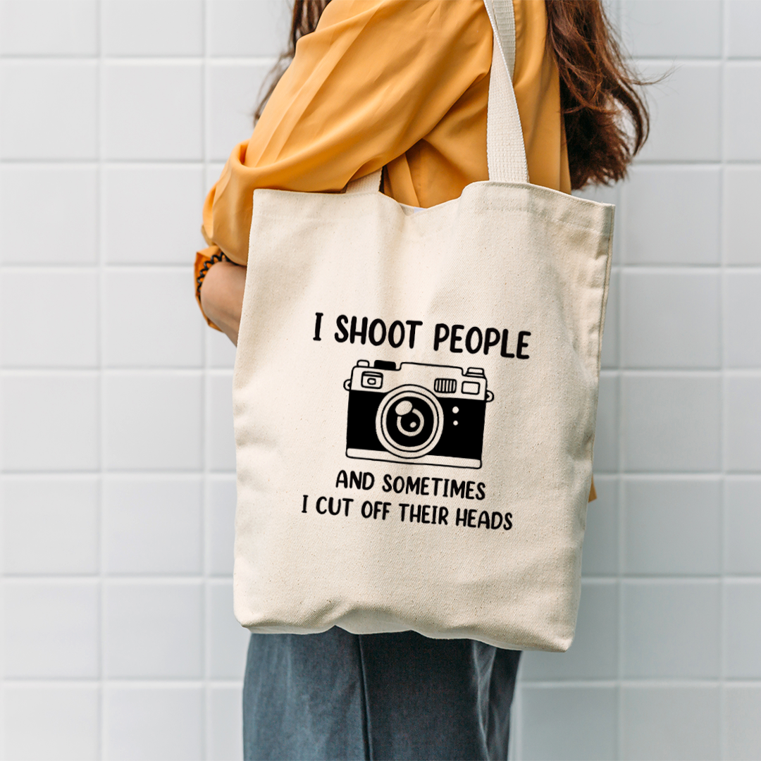 Say Cheese Tote Bag | Funny Camera Quote Design Mugdog- Buy Your Gifting Items