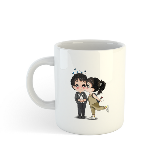 Cute Customized Couple Mugs | Perfect Gift for Couples Mugdog- Buy Your Gifting Items