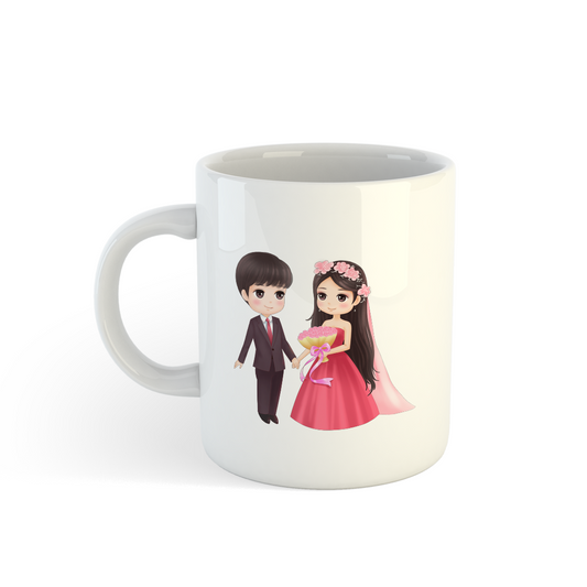 Wedding Couple Mugs | Personalized Bridal & Groom Mugs Mugdog- Buy Your Gifting Items