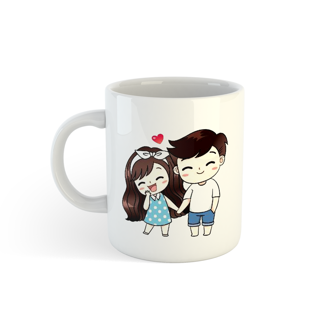 Couple Cute Mug | Perfect Gifts for Lovebirds Mugdog- Buy Your Gifting Items