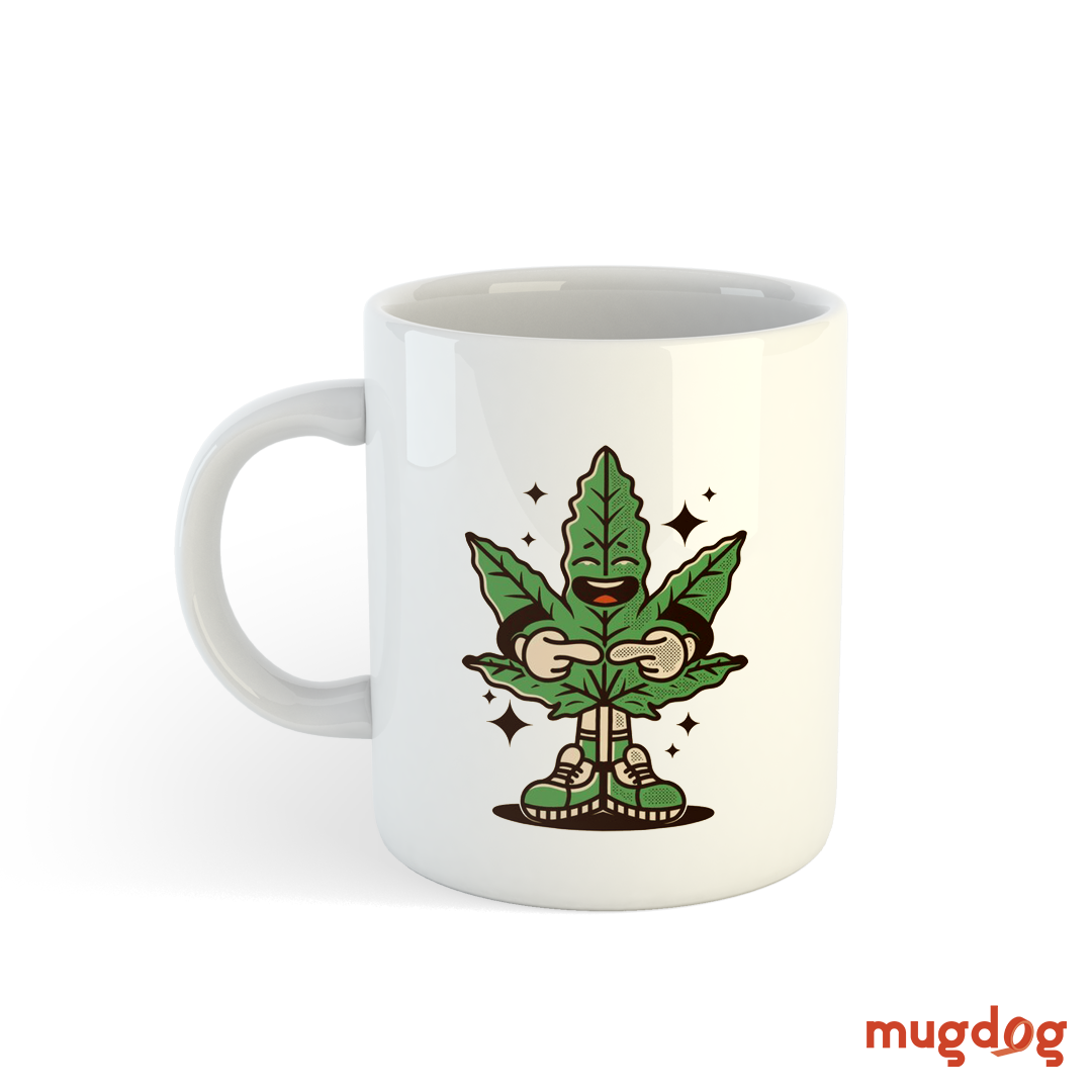 Animated Ganja Leaf Mug Mugdog- Buy Your Gifting Items