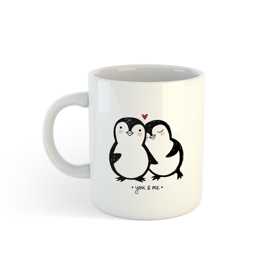 Penguin Couple Mugs | Adorable Gift for Lovebirds Mugdog- Buy Your Gifting Items