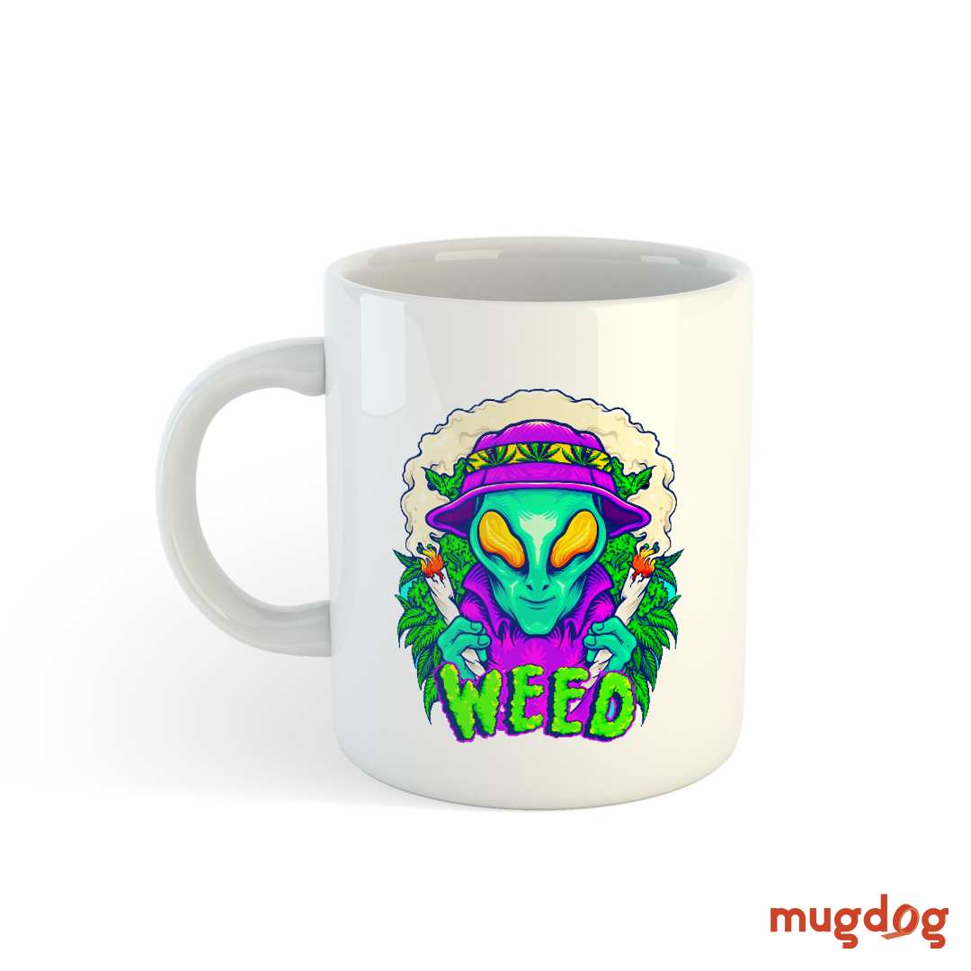 Alien Weed Mug Mugdog- Buy Your Gifting Items