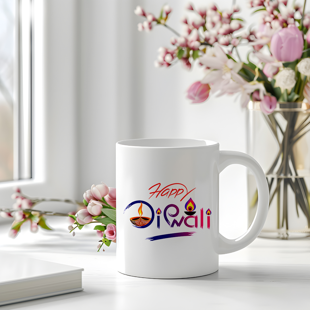 Happy Diwali Mug | Celebrate the Festival of Lights