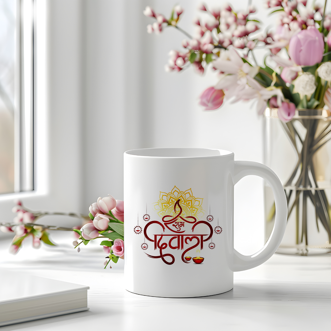 Shubh Diwali Mug | Celebrate the Festival of Lights | Perfect Diwali Gift