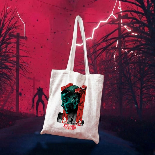 Stranger Things Inspired Number 11 Canvas Tote Bag Mugdog