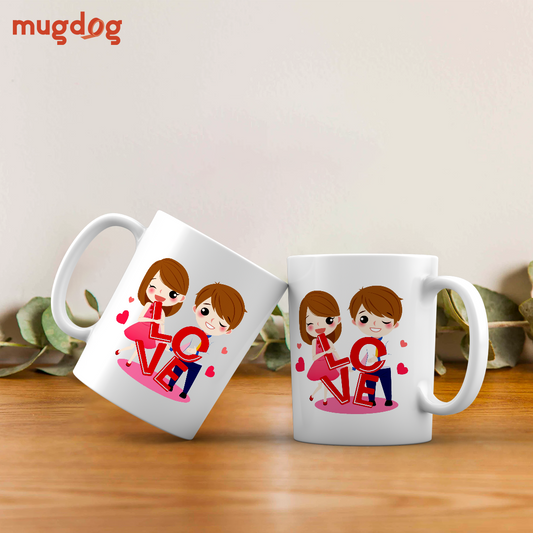 Couple Design Mugs | Personalized Love Mugs for Couples