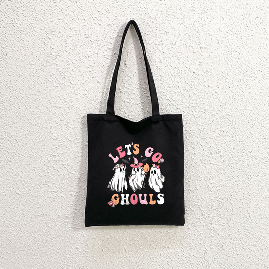 Mugdog Black Canvas Tote Bag for women | Ideal for shopping and everyday work | Funny print tote bags