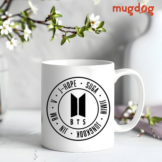 BTS Family Name Mugs