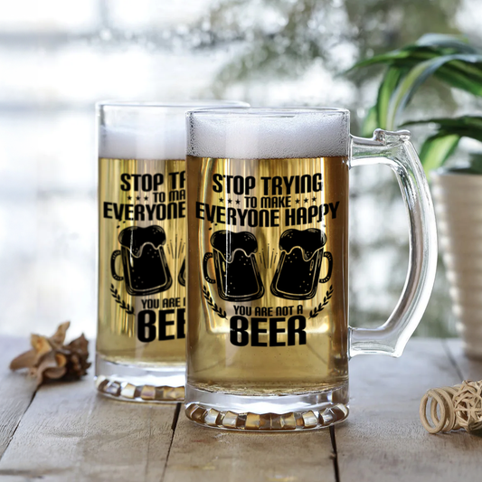 Funny Quote Beer Mug | Motivational Mug | Perfect for Beer Lovers