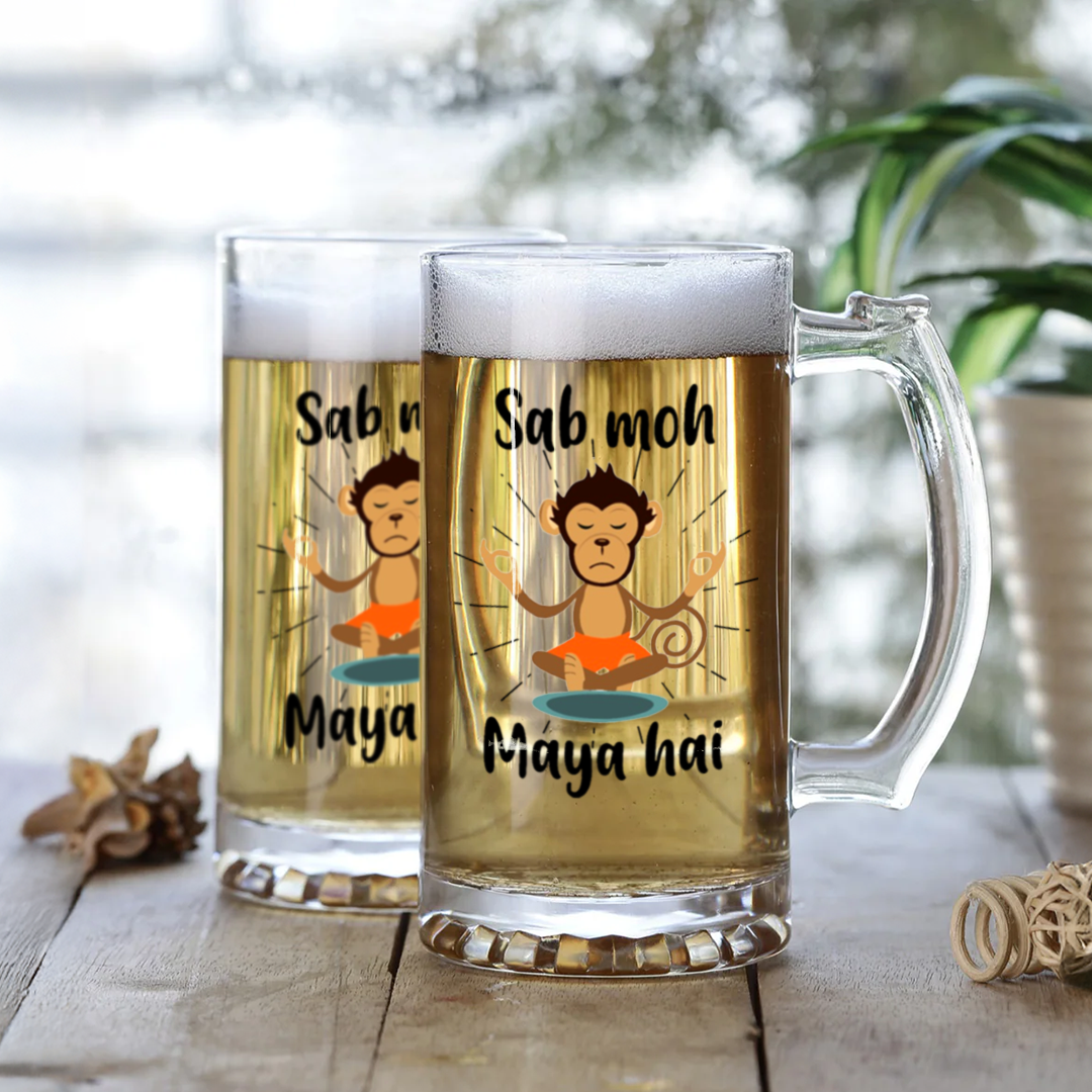 Sb Moh Maya Hai Beer Mug | Ideal Gift for Beer Lovers