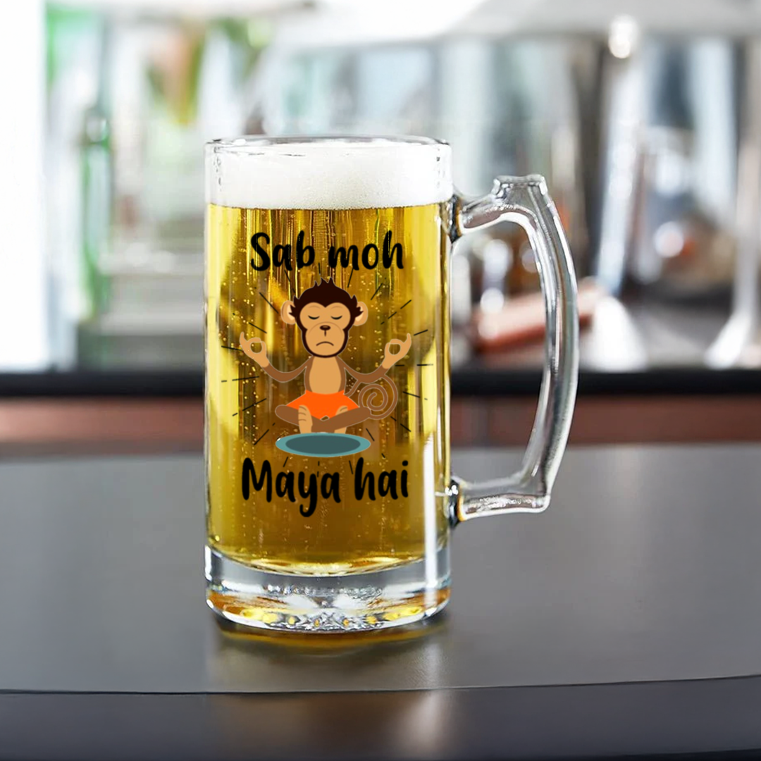 Sb Moh Maya Hai Beer Mug | Ideal Gift for Beer Lovers