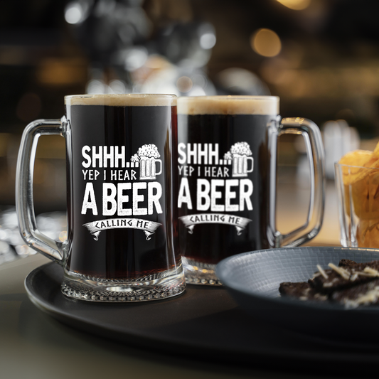 Flirty Quotes Beer Mug | "Beer Calling Me" Custom Mug