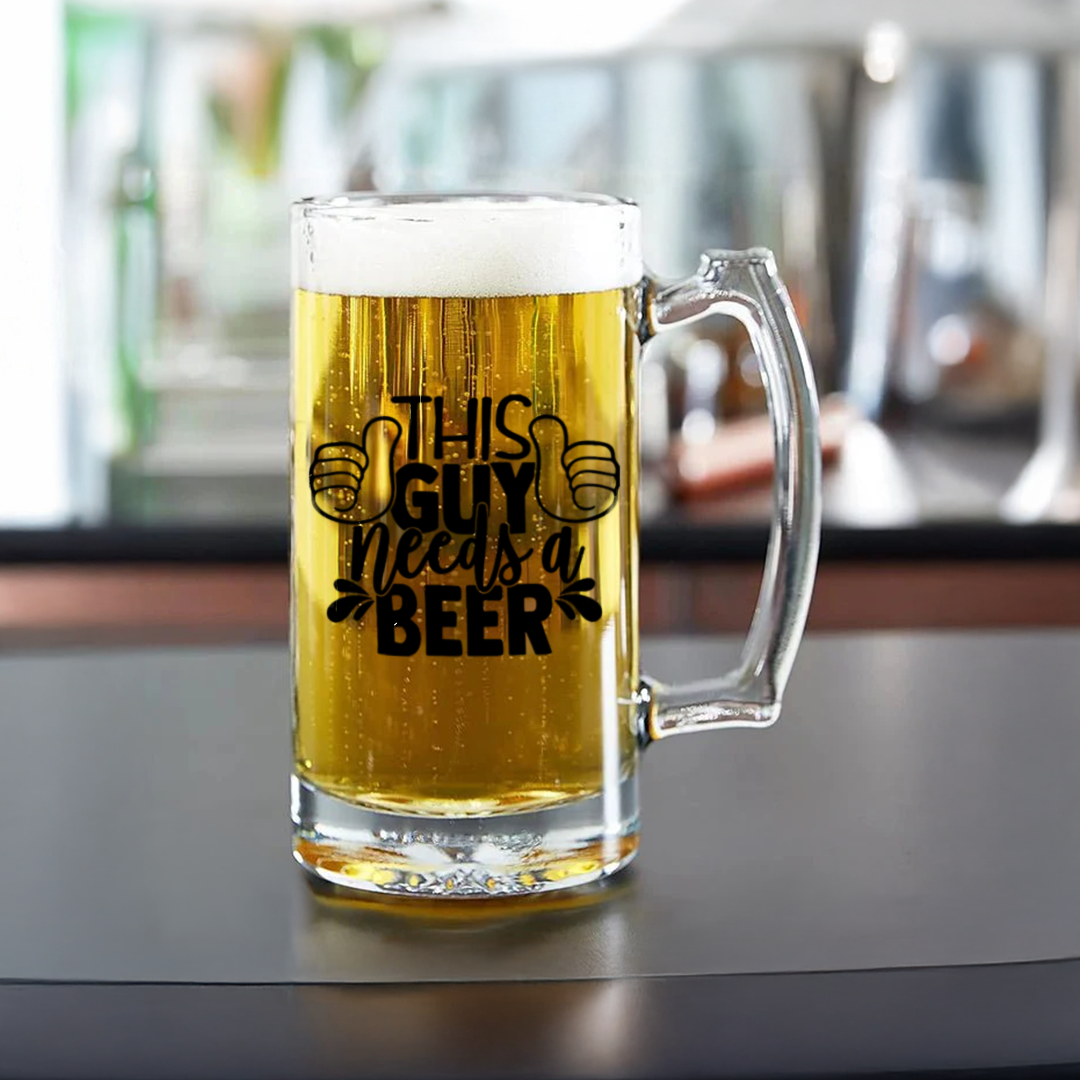 Personalized Quote Beer Mug | Funny Design Mug