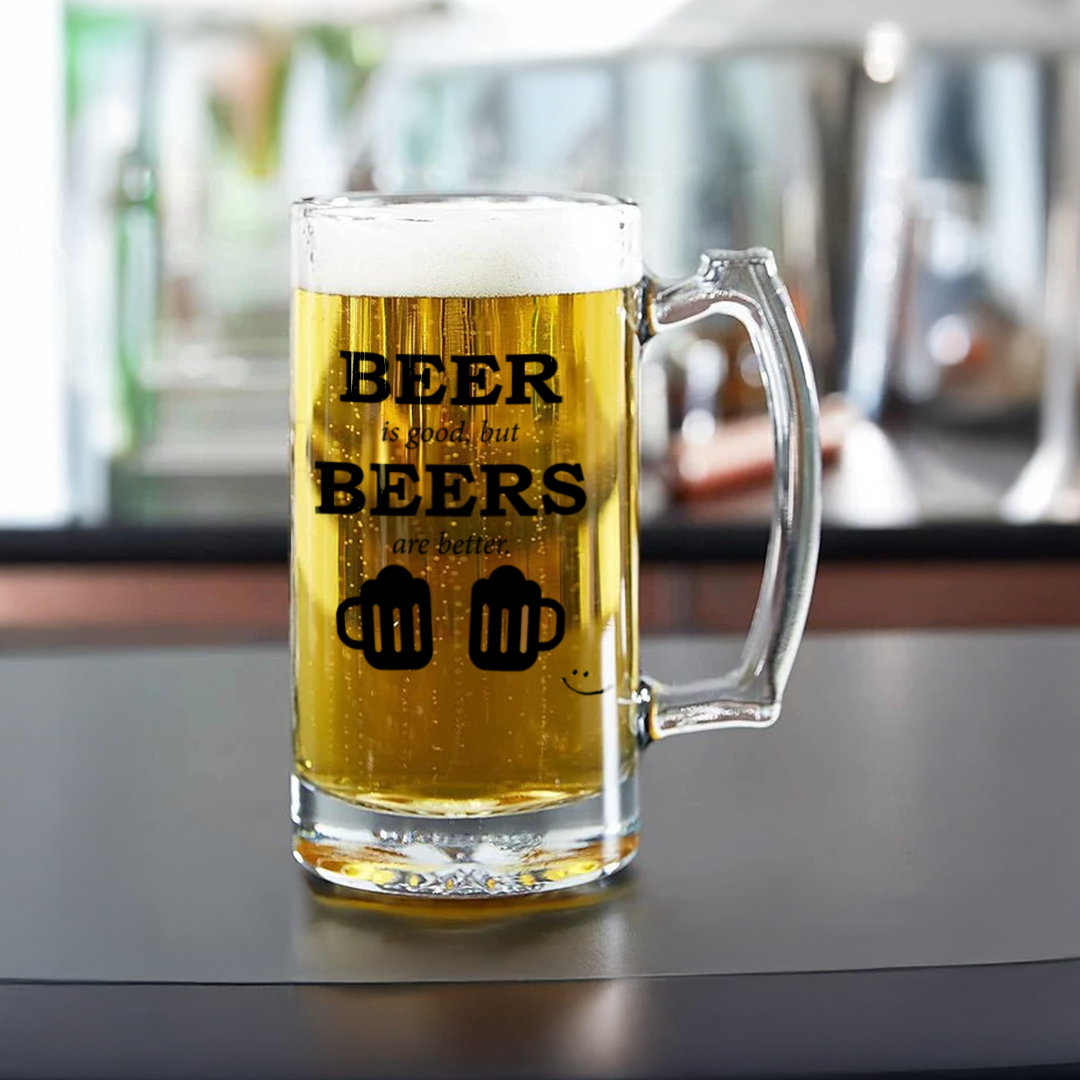 Funny Quote Beer Mug | Hilarious Drinkware for Beer Lovers