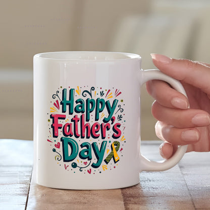 Happy Father's Day Cushion with Mug Combo | Unique Gift for Fathers | MugDog