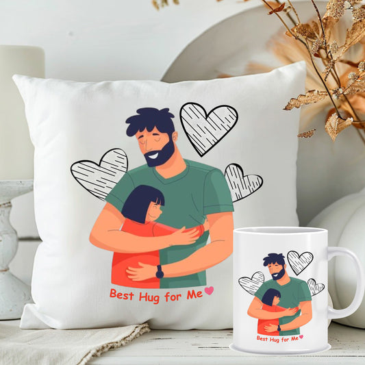 Father's Day Personalised Cushion with Filler | Special Father's Day Gift Ideas | MugDog
