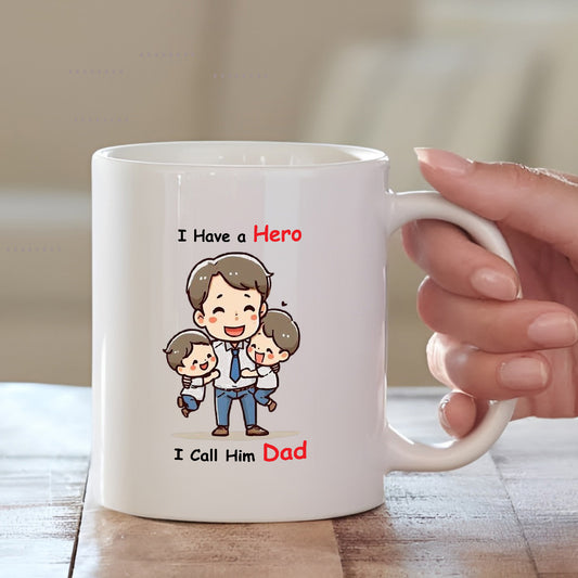 Cute Cushion Mug  Combo for Father's Day 2025 | Best Gift for Father | MugDog
