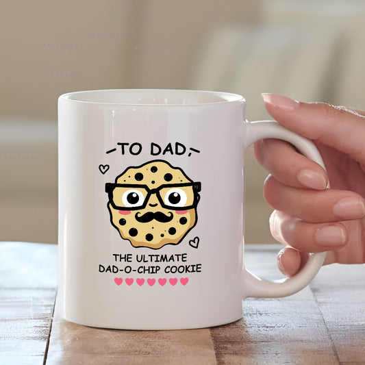 Cookie Printed Cushion with Mug for Dad | Combo Gift for Father's Day | MugDog