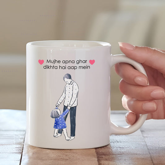 Memory Cushion & Mug Combo  for Father | Sentimental Gift for Dad | MugDog