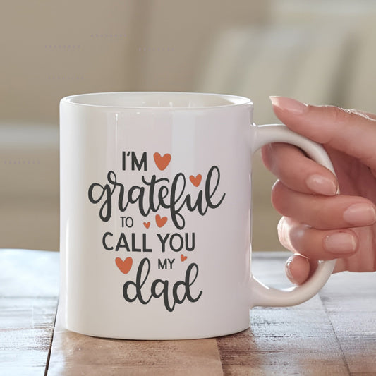 Combo of Cushion & Mug with Heartfelt Message | Best Gift for Father | MugDog