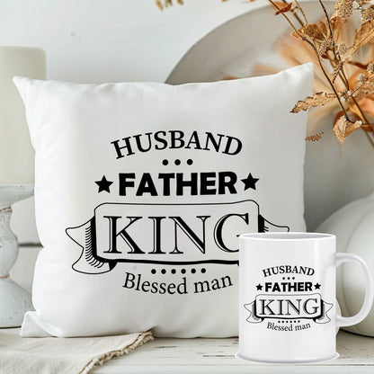 Message Cushion & Mug Combo for Dad | Present Ideas for Father | MugDog
