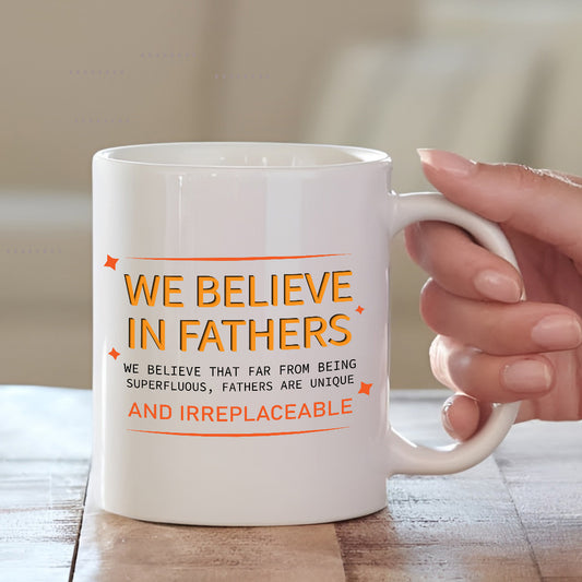 Believe in Fathers Cushion with Mug Combo| Best Father Days Gift | MugDog