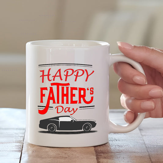 Happy Father's Day Cushion with Mug Combo Sets | Personalized Gifts for Father | MugDog