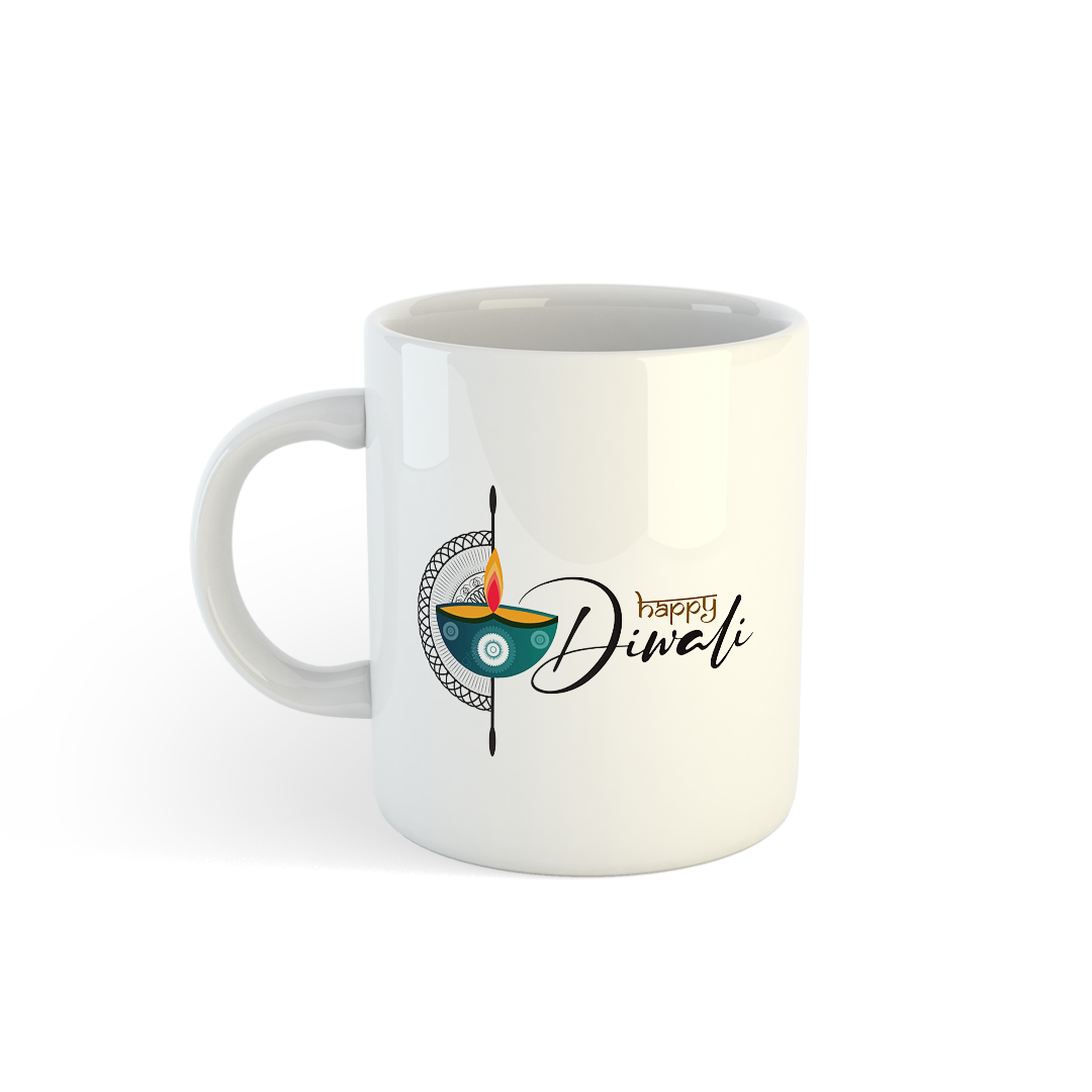 Happy Diwali Mug | Celebrate the Festival of Lights | Perfect Diwali Gift