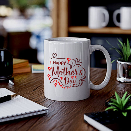 Mother’s Day Mug with Sweet Message | Heartwarming Gift for Mom | Ceramic Coffee Cup for Mom| Gift for Mother
