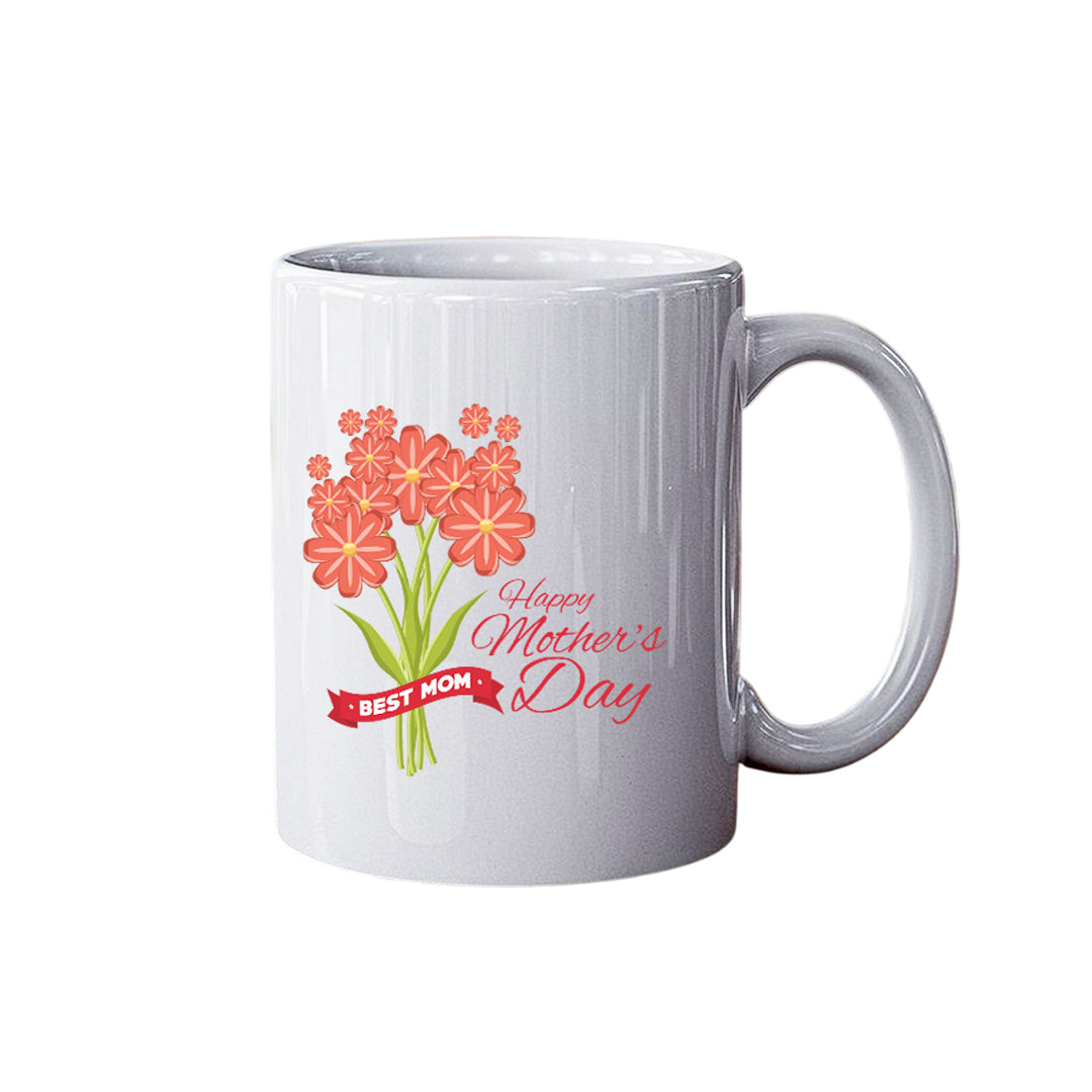 Floral Coffee Mug for Mom | Beautiful Mother’s Day Gift | Custom Ceramic Design| Gift for Mother