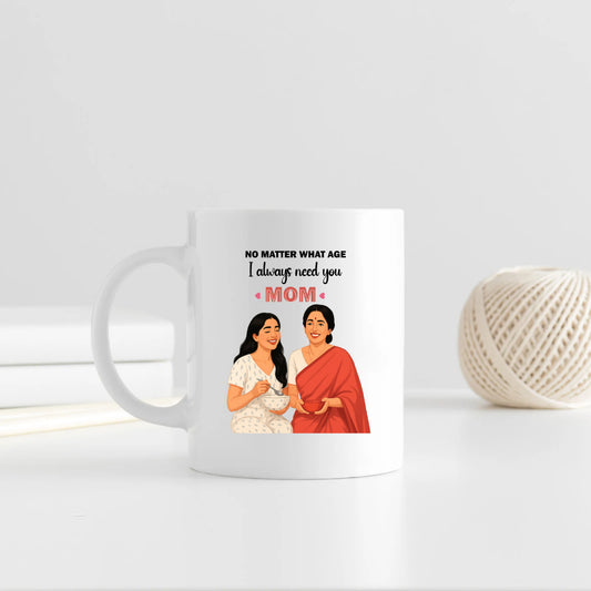 No Matter What Age Ceramic Coffee Mug for Mother | Mother's Day Gift