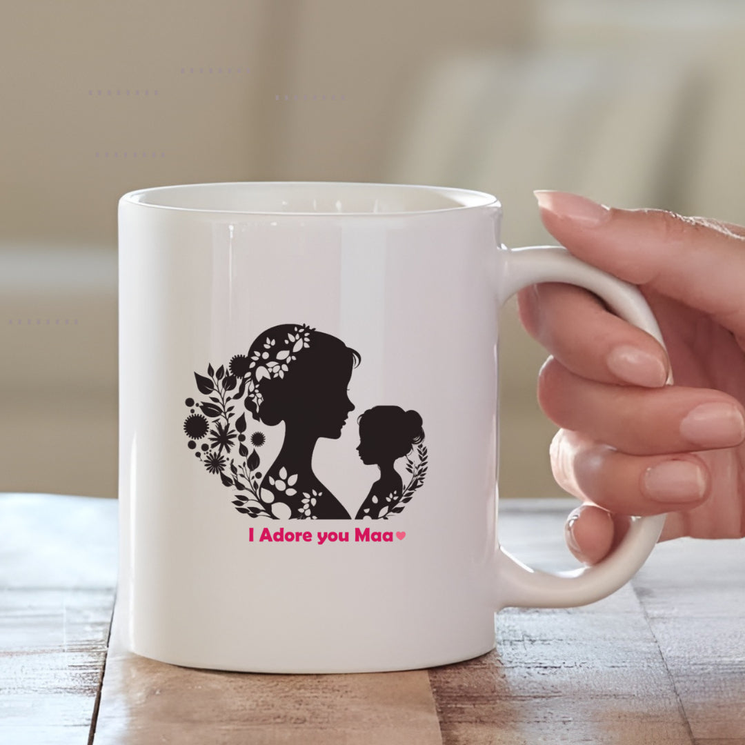 I Adore You Maa Ceramic Coffee Mug for Mother | Mother's Day Gift