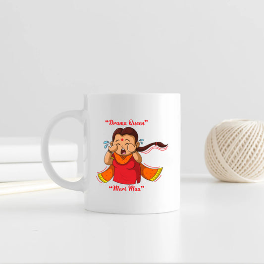 Drama Quaan Cute Cartoon Illustration Ceramic Coffee Mug for Mother | Mother's Day Gift