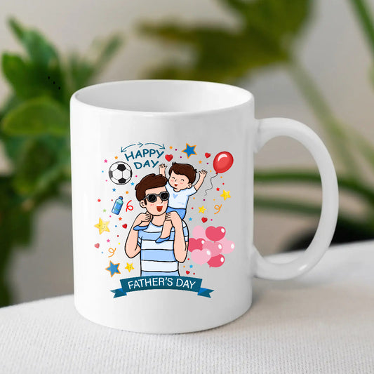 Ceramic Coffee Mug for Dad from Son | Father's Day 2025 | MugDog