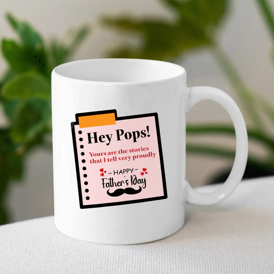 Quoted Ceramic Mug for Dad | Father's Day 2025 Gift | MugDog