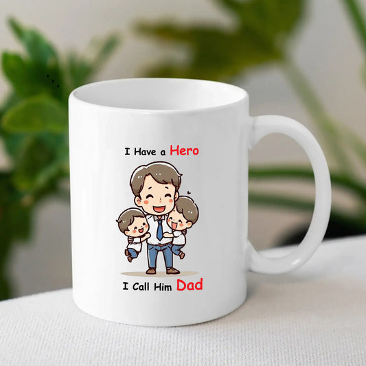 Cute Ceramic Coffee Mug for Father's Day 2025 | Best Gift for Father | MugDog