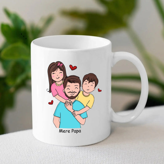 Personalised Father's Day White Mug | Father's Day Gift | MugDog