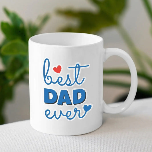 Celebrate Fatherhood with Best DAD Ever Mug | Best Gift for Father | MugDog