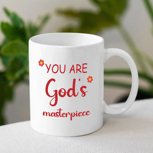 You Are God's Masterpiece Mug | Personalised Father's Day Gift | MugDog