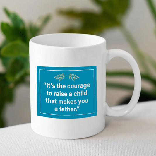 Inspirational Quoted Mug for Father | Father's Day 2025 Gift | MugDog