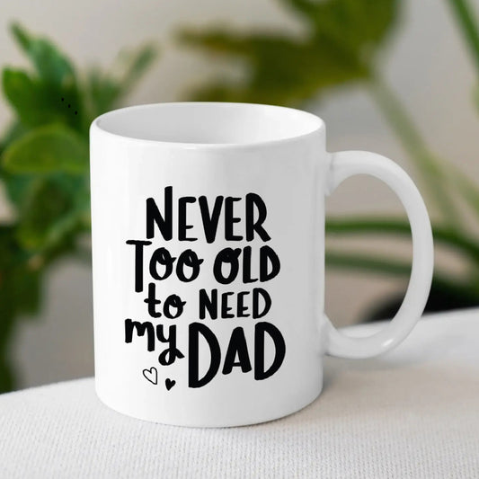 Unique Ceramic Coffee Mug for Dad | Quoted Mug for Dad | MugDog