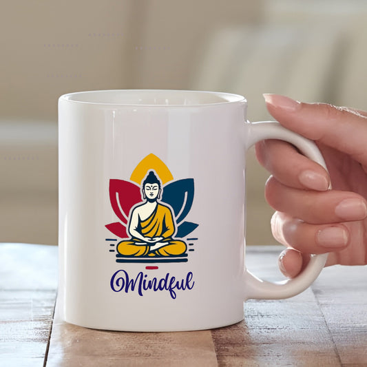 Religious Buddha Coffee Mug | Meditation Gift | MugDog