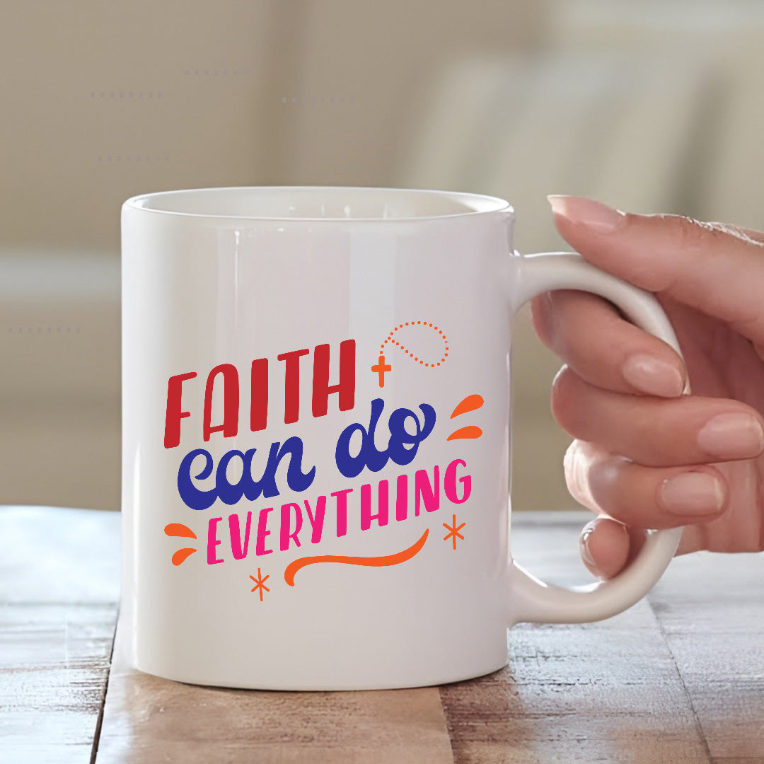 Faith Over Fear Mugs | Motivational Mug Collection | MugDog