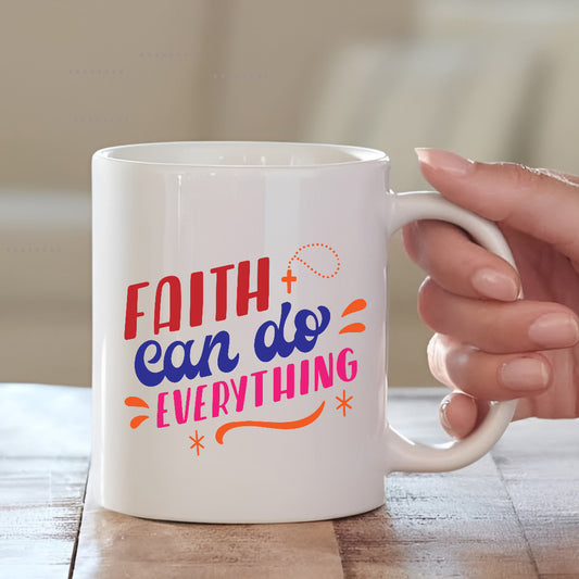 Faith Over Fear Mugs | Motivational Mug Collection | MugDog