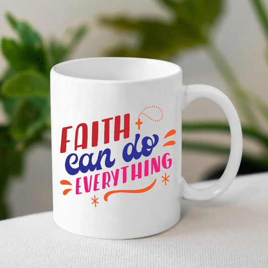 Faith Over Fear Mugs | Motivational Mug Collection | MugDog